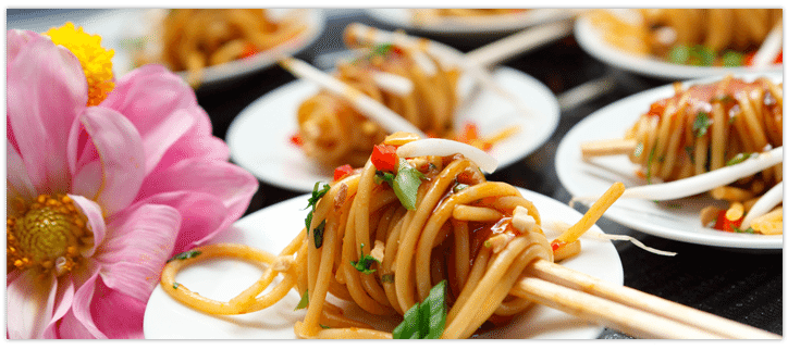 Het nieuwe Chinees eten van Kota Radja