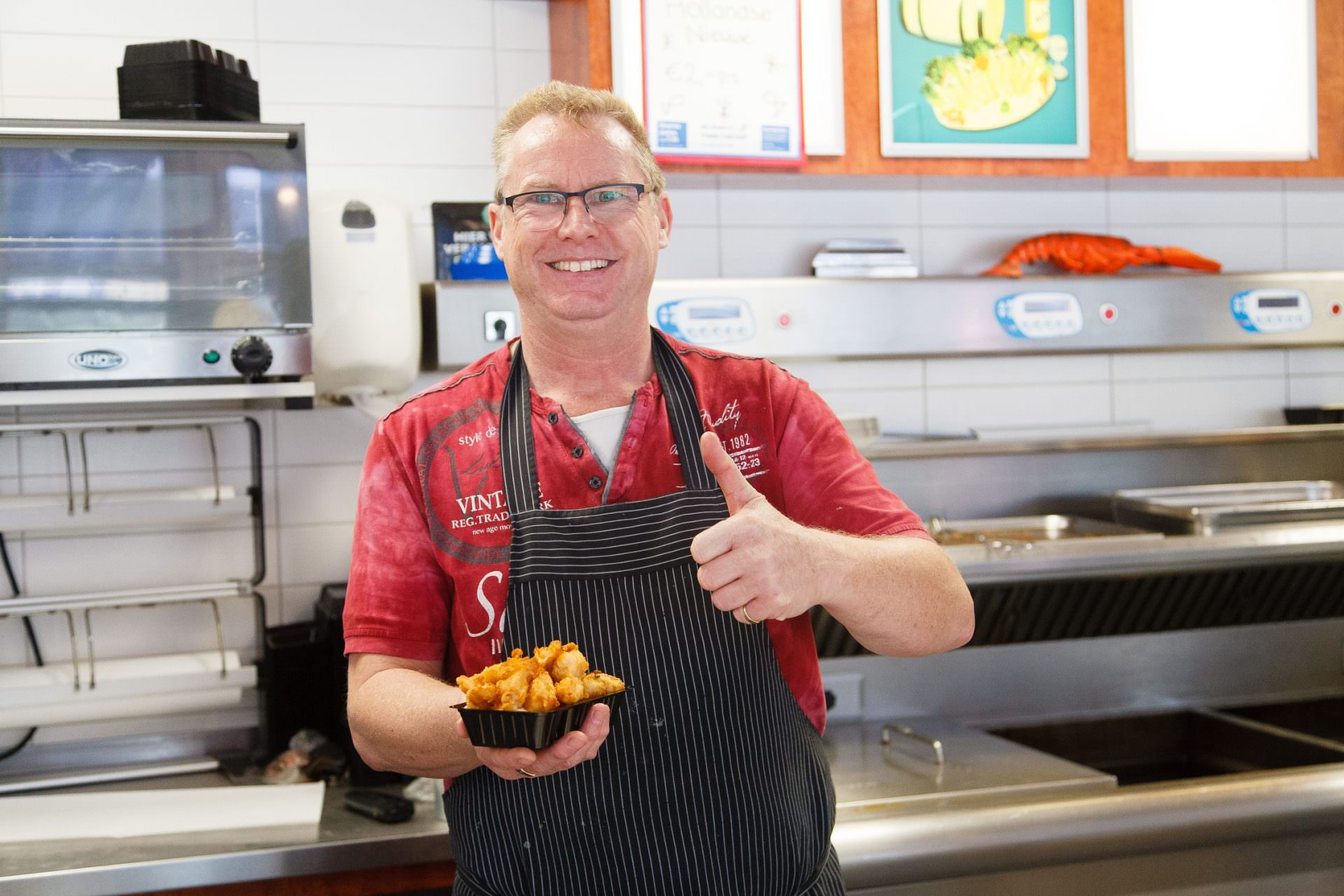 Een goed stukje vis bij Richard's Fishcorner