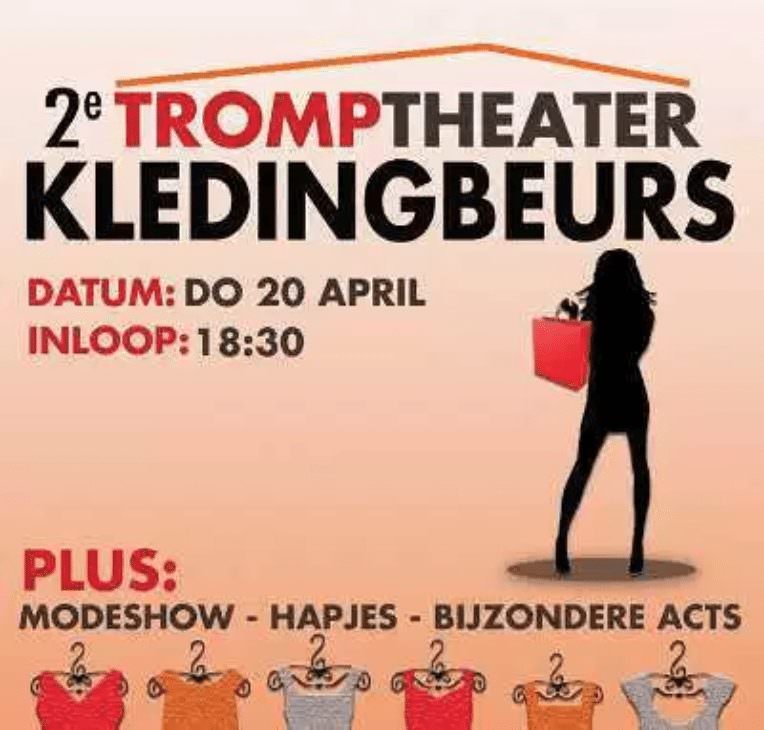 Kledingbeurs in Tromptheater
