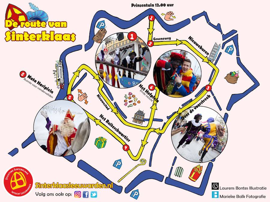 Intocht van Sinterklaas in de Prinsentuin