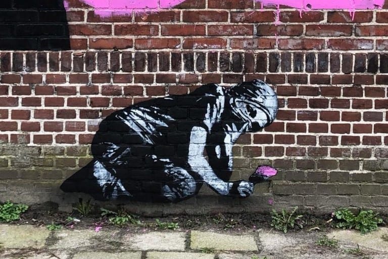 Vette streetart van FAKE