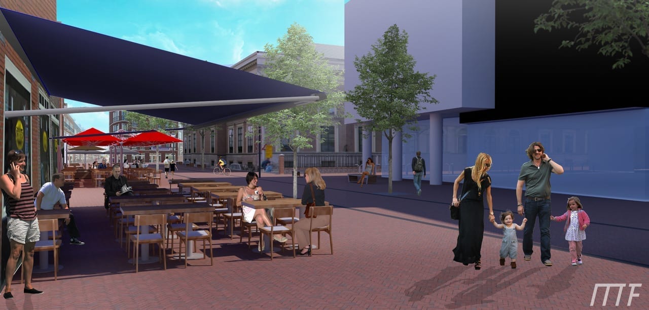 Pathé en plannen voor het Ruiterskwartier