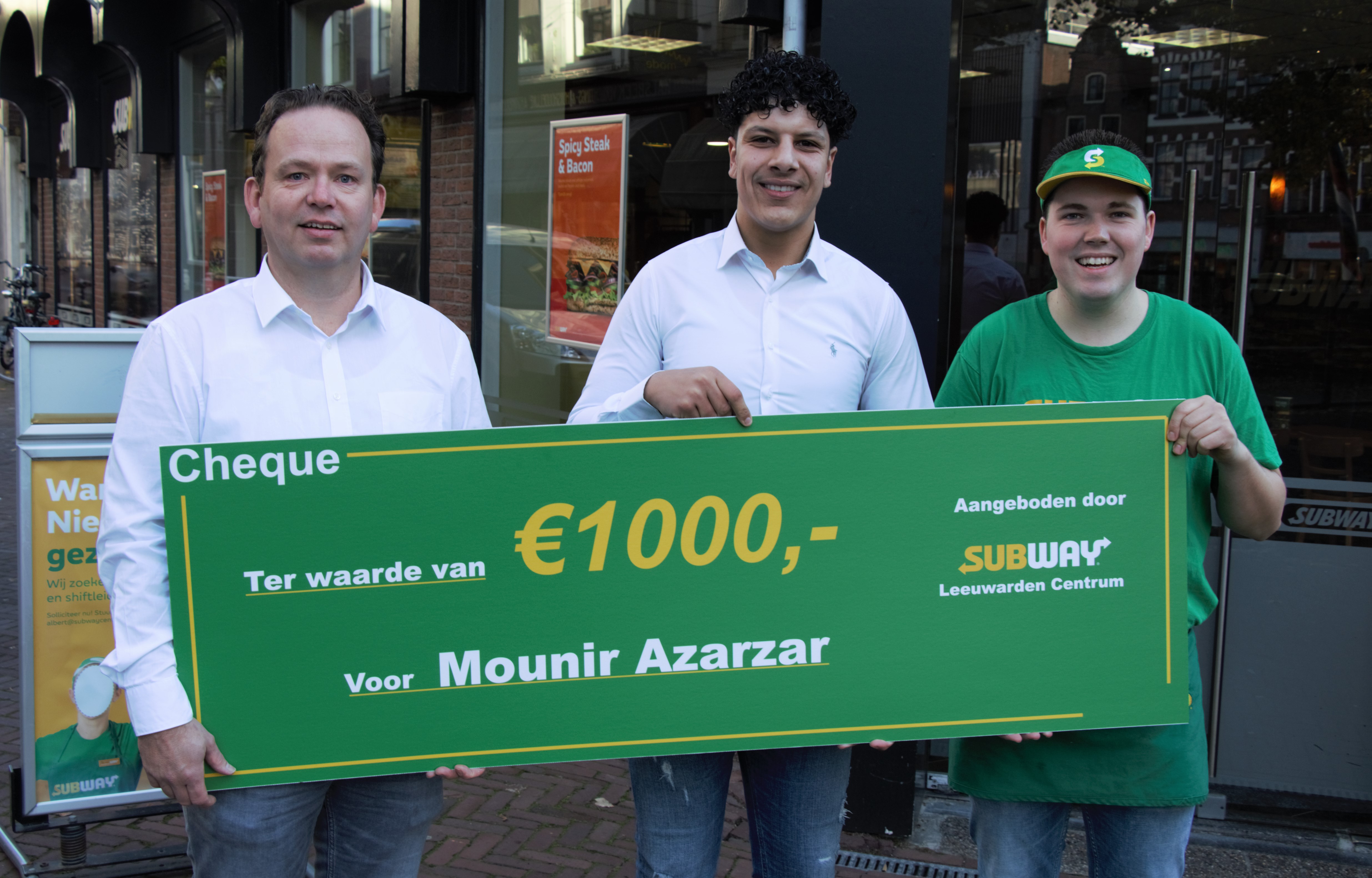 Subway reikt prijs van €1000 uit