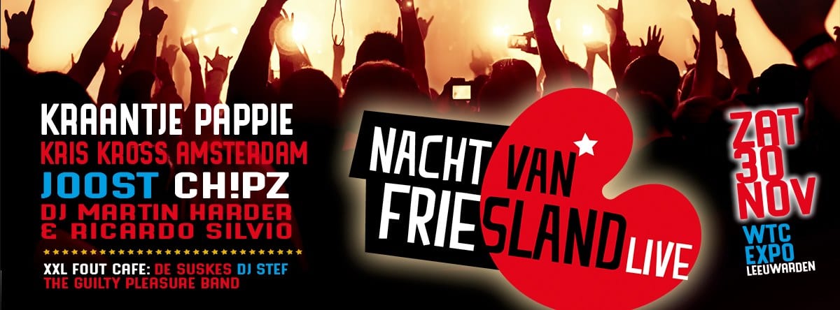 Kraantje Pappie en Joost treden op tijdens Nacht van Friesland