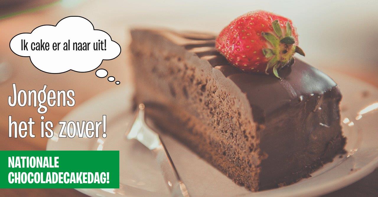 Het is Nationale Chocoladecakedag