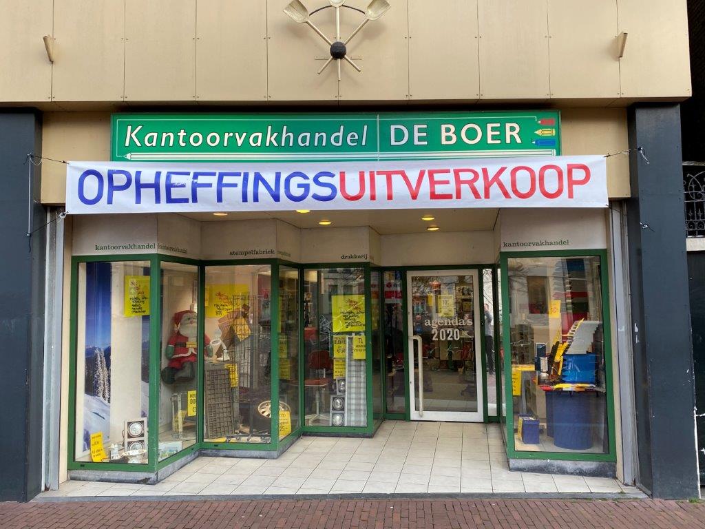 Kantoorvakhandel De Boer stopt