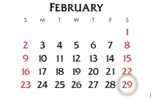 Vandaag is het Schrikkeldag