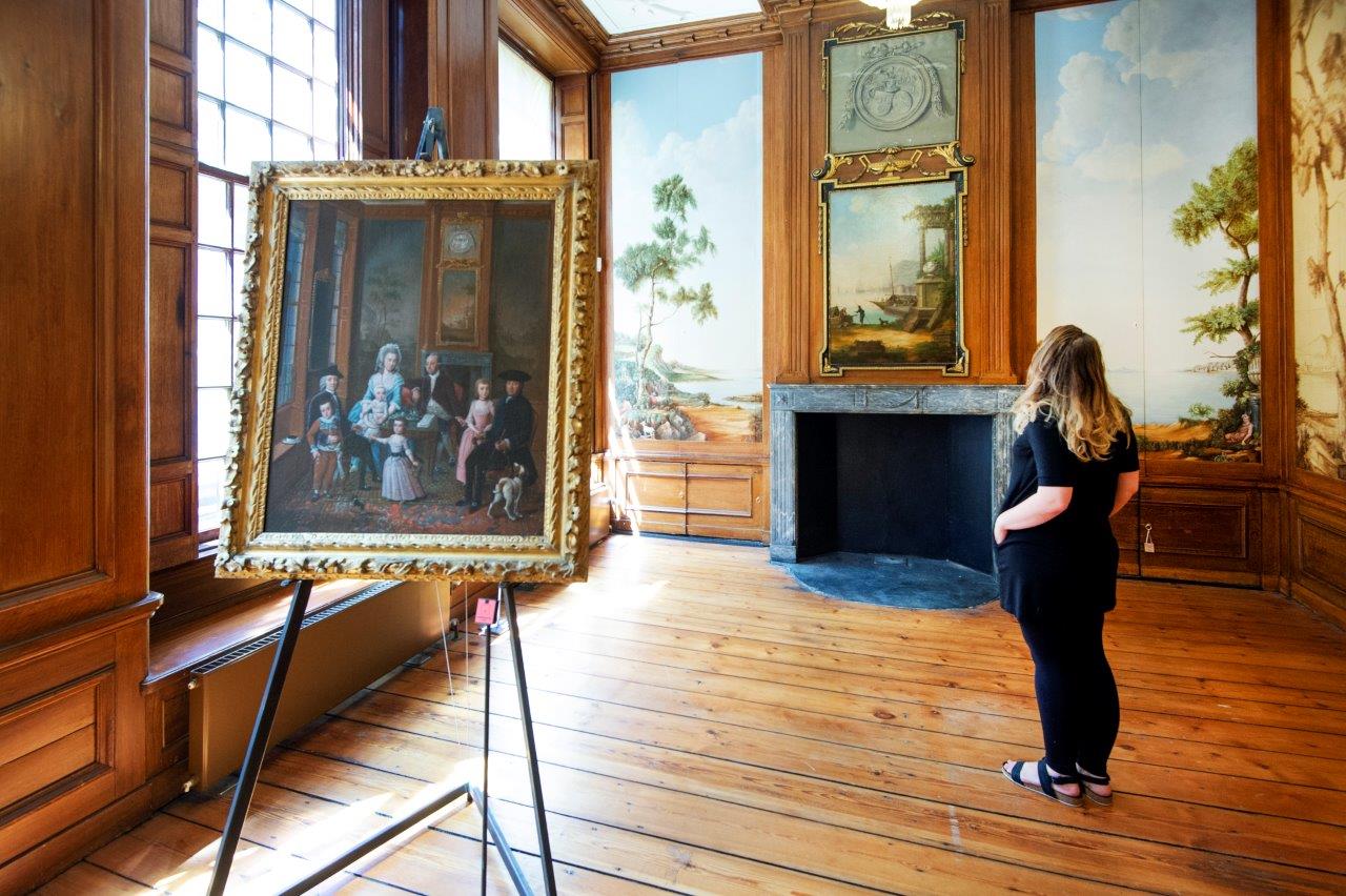 Museumhuis Van Eysinga: een unieke wandschildering komt thuis