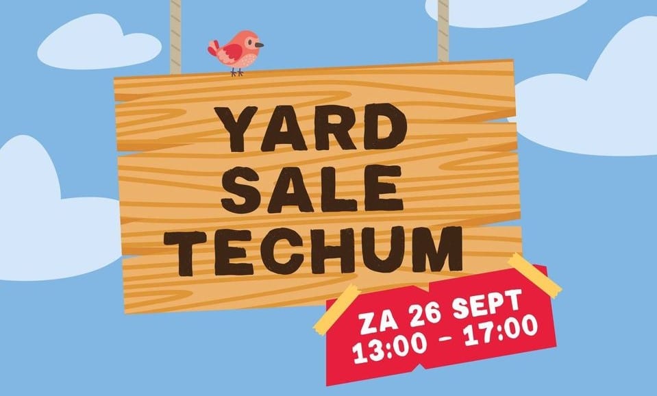 In Techum wordt een grote yard sale georganiseerd