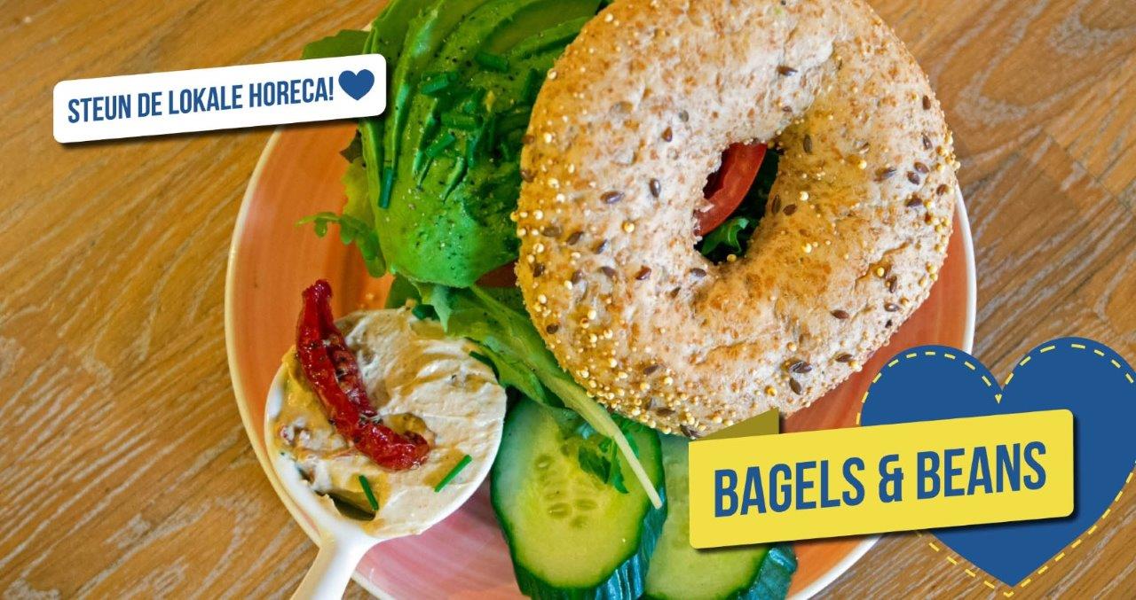 Bestel je lekkere geluksmoment bij Bagels & Beans