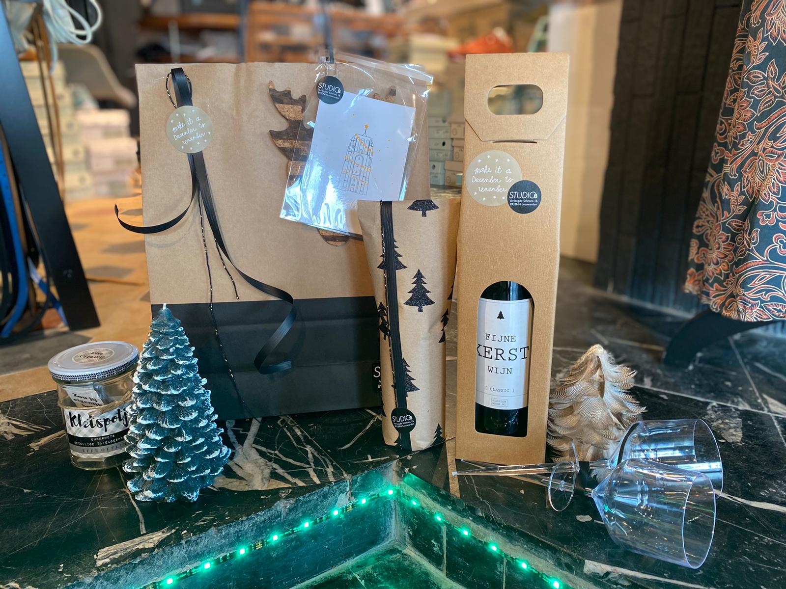 Orginele en persoonlijke kerstpakketten verkrijgbaar bij Studio 8