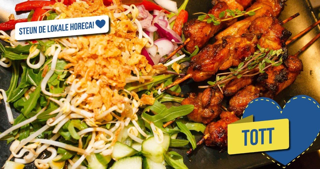 Haal lekkere satégerechten in huis met Keukencafé TOTT!