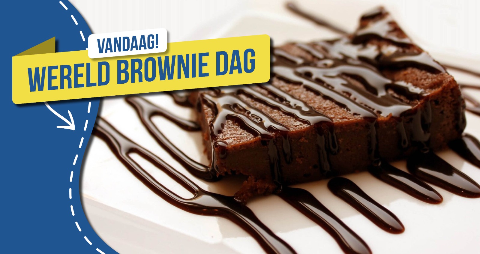 Geniet er lekker van want het is Wereld Brownie Dag!