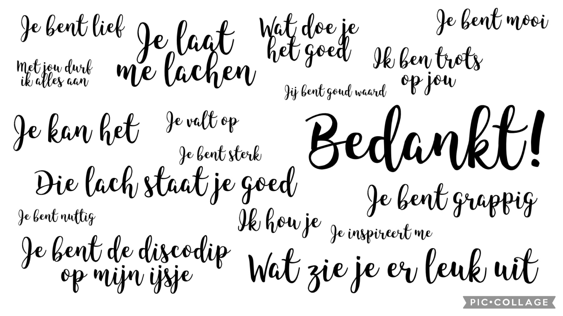 Het is vandaag 1 maart en dat betekent: Complimentendag!