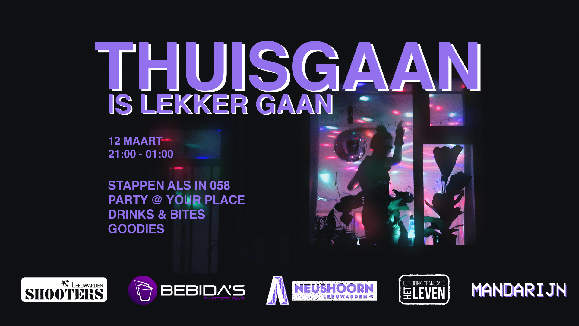 'Typische Ruiterskwartier stapavond' 12 maart naar jouw huiskamer!