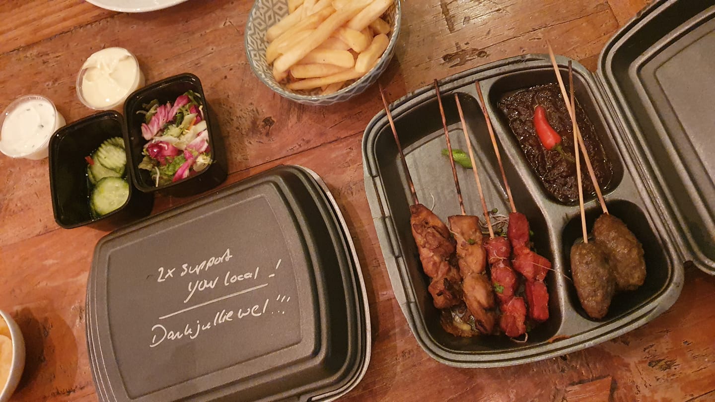 Bestel lekkere satégerechten bij Keukencafé TOTT!