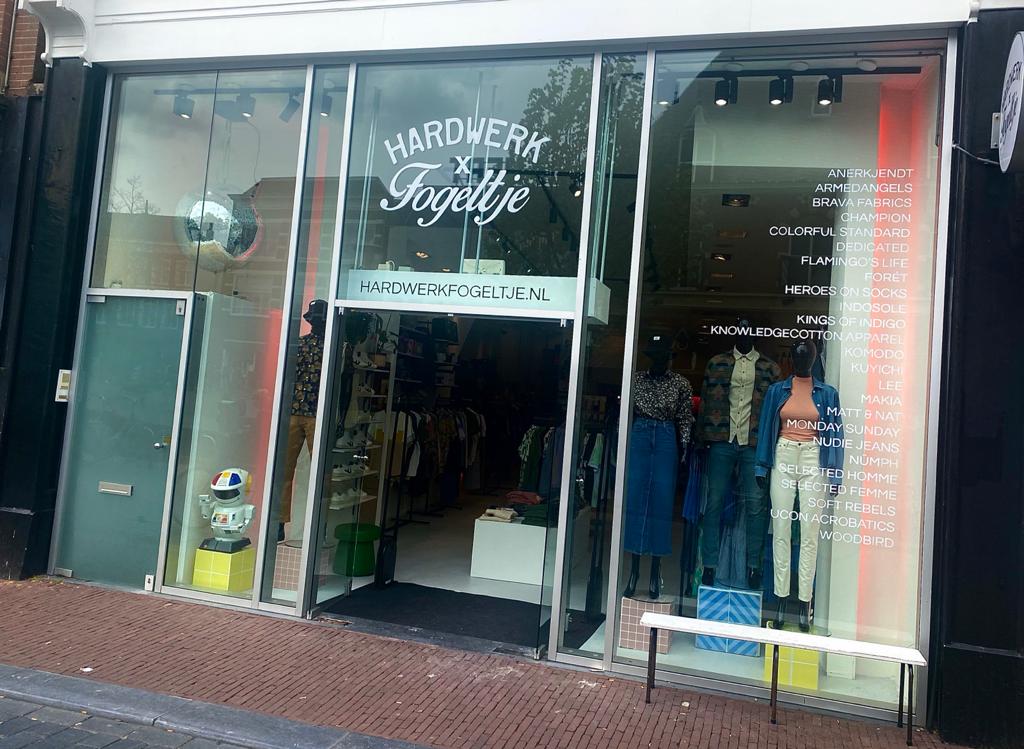 Hardwerk x Fogeltje sinds dit weekend te vinden in nieuw pand