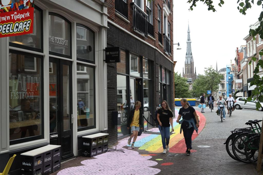 Fotoreportage: project 'Kleur in de stad' in volle gang