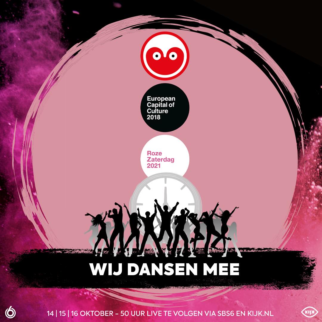 Roze Zaterdag Leeuwarden doet mee aan De Dansmarathon