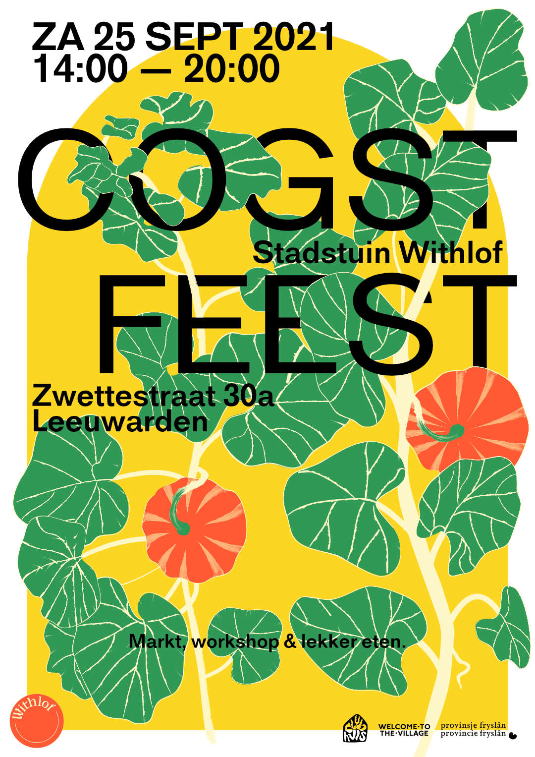OOGSTFEEST van stadstuin Withlof
