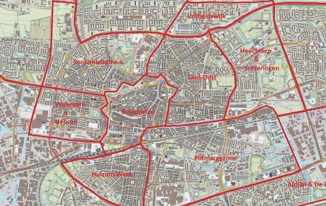 Vogelwijk, Sonnenborgh, vrijheidswijk hoe zit dat nou precies met de wijken?