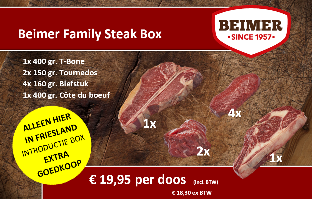 Maak kans op een Family Steakbox van Beimer!