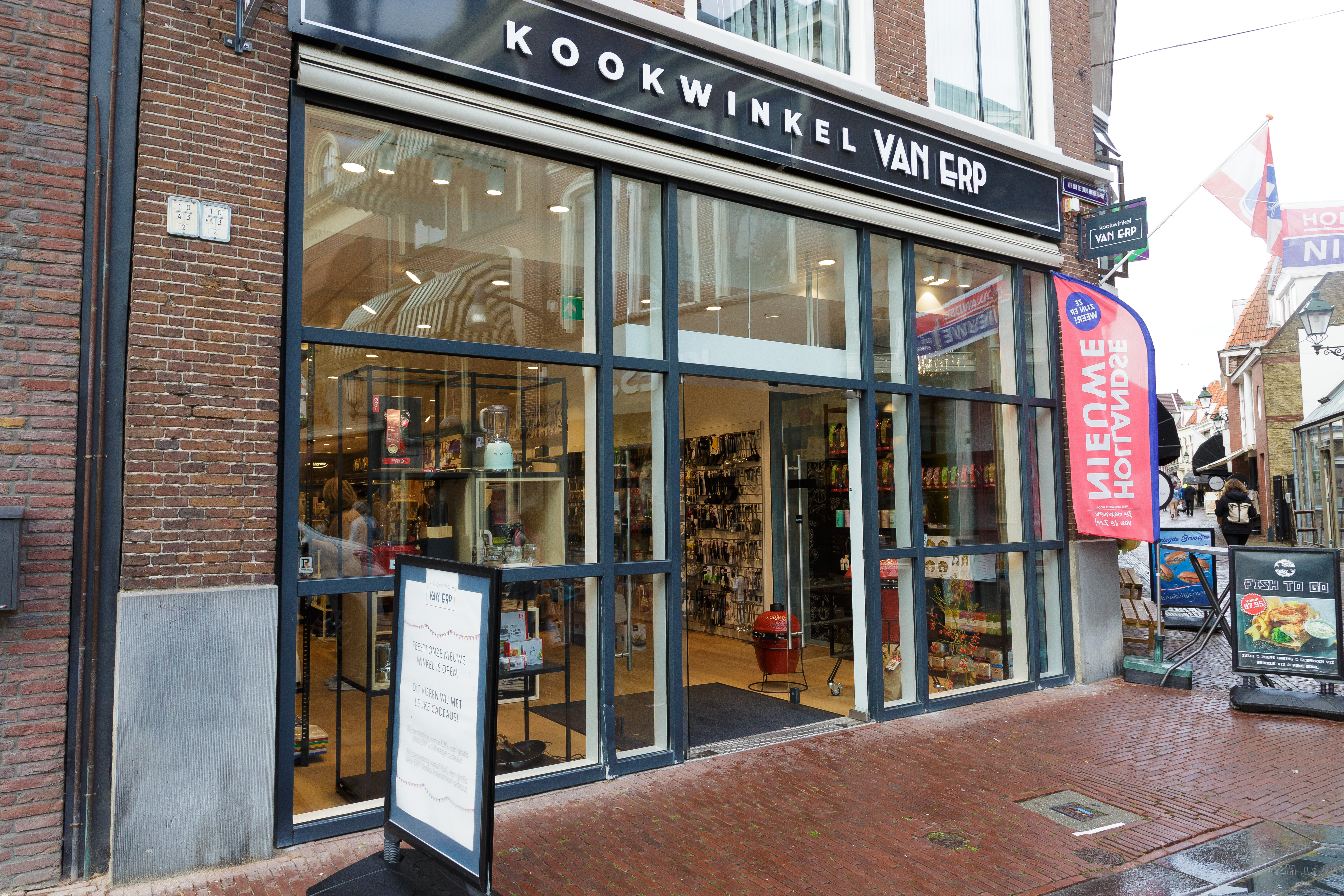 Kookwinkel Van Erp is geopend op de nieuwe locatie