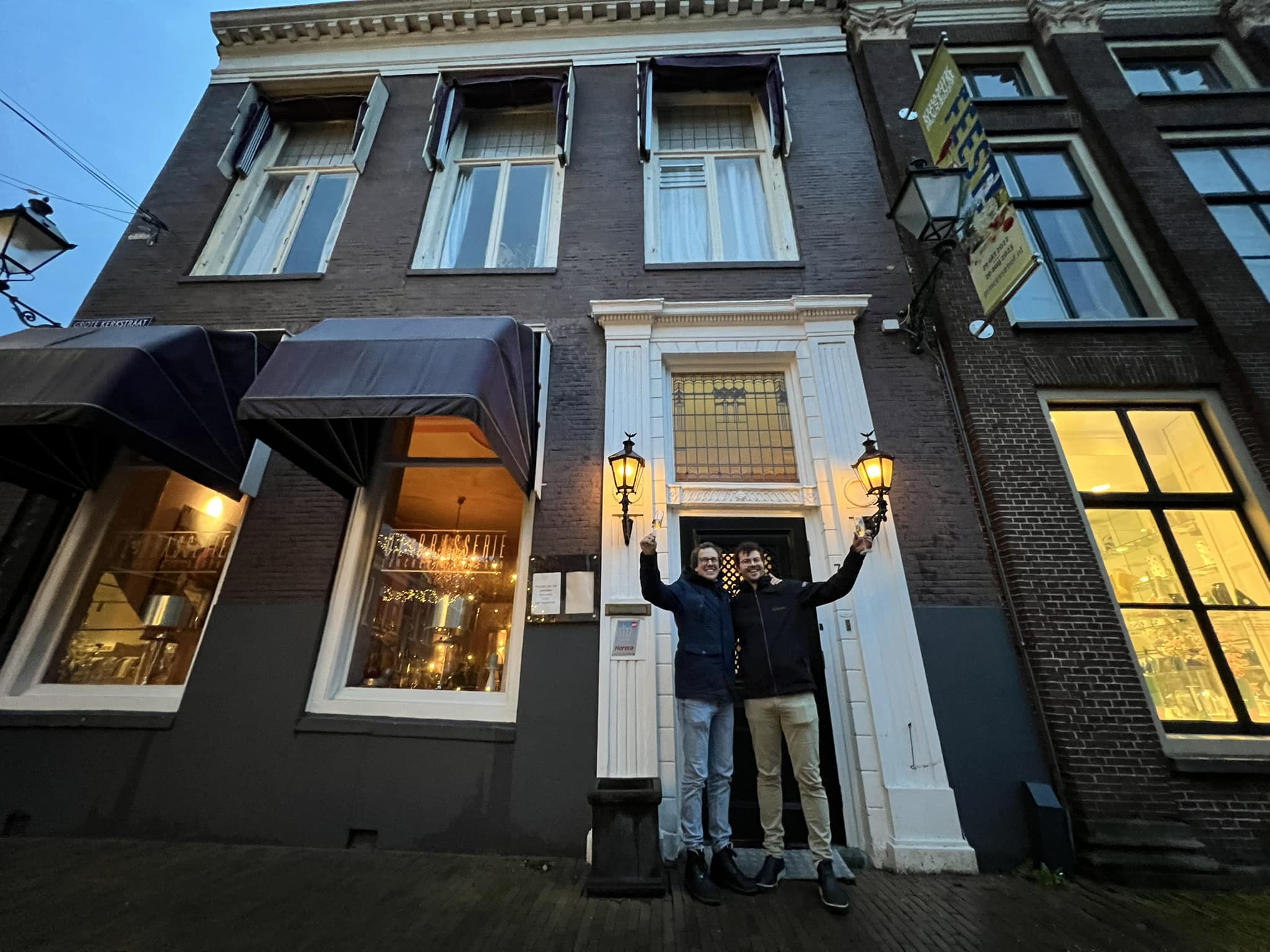 De Brasserie heeft nieuwe eigenaren: Jan Willem Schoot en Ralph Pol!