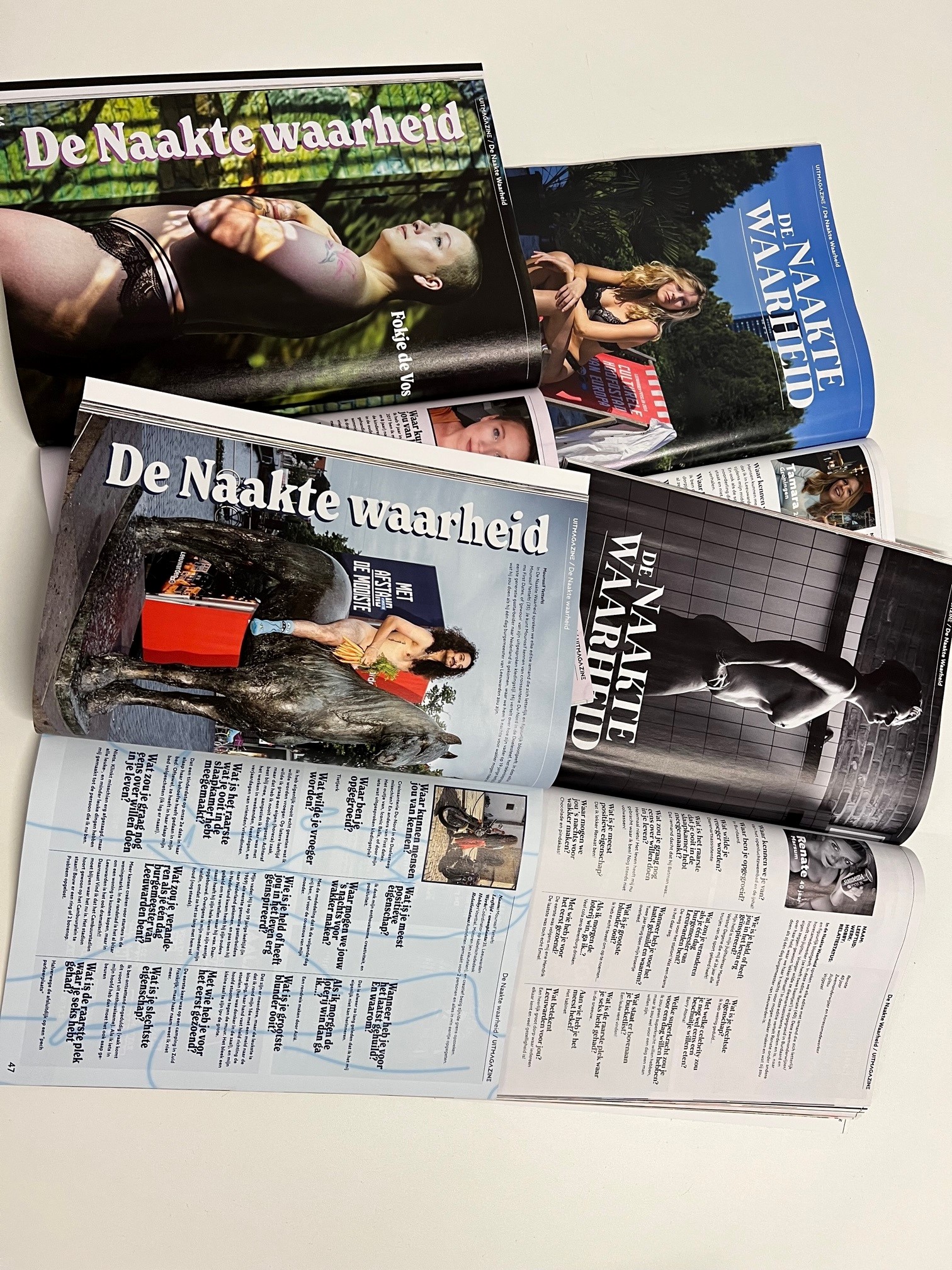 UIT de kleren voor UITmagazine?