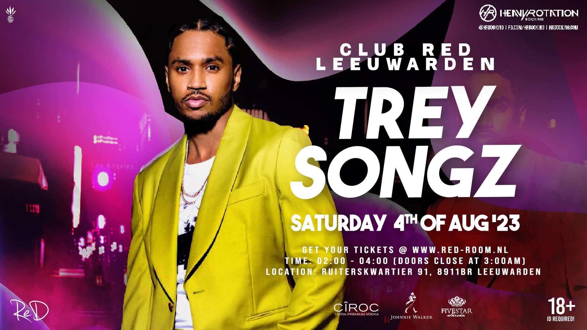 Trey Songz komt naar Leeuwarden. Club Red heeft deze Amerikaanse legende geboekt voor een optreden op vrijdag 4 augutus 2023.