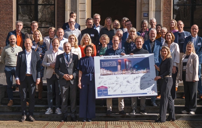 Bedrijven in Leeuwarden slaan handen ineen om werkgelegenheid te bevorderen